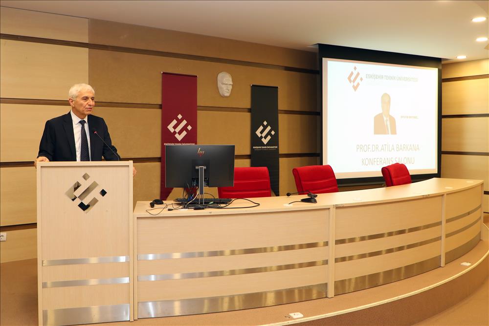 Fakültemiz Seminer Salonu Adının "Prof. Dr. Atila Barkana Konferans Salonu" Olarak Değiştirilmesi