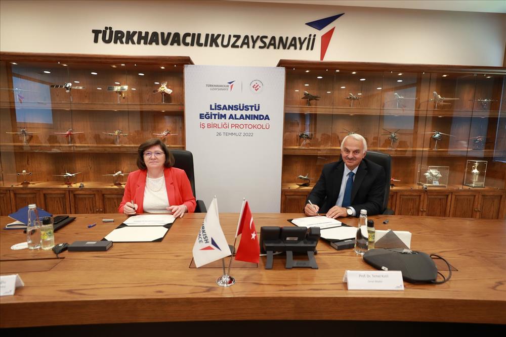 Eskişehir Teknik Üniversitesi ile Türk Havacılık ve Uzay Sanayii Arasında Yüksek Lisans/Doktora Protokolü İmzalandı