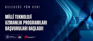 Milli Teknoloji Uzmanlık Programları 2025