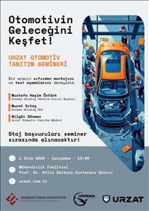 Seminer Duyurusu "Otomotivin Geleceğini Keşfet"
